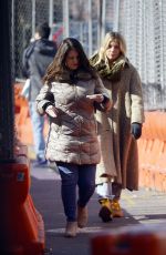 SIENNA MILLER Out in New York 02/21/2020