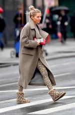 SIENNA MILLER Shows off Her Engagement Ring Out in New York 02/11/2020