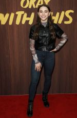 SKY KATZ at I Am Not Okay with This Premiere in Hollywood 02/25/2020