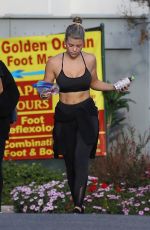 SOFIA RICHIE and LOTTIE MOSS at Yoga Studio in Los Angeles 02/04/2020