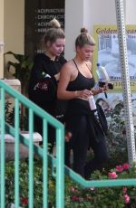 SOFIA RICHIE and LOTTIE MOSS at Yoga Studio in Los Angeles 02/04/2020