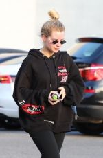 SOFIA RICHIE and LOTTIE MOSS at Yoga Studio in Los Angeles 02/04/2020