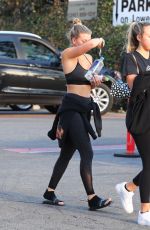 SOFIA RICHIE and LOTTIE MOSS at Yoga Studio in Los Angeles 02/04/2020