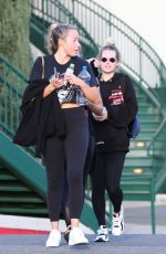SOFIA RICHIE and LOTTIE MOSS at Yoga Studio in Los Angeles 02/04/2020