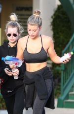 SOFIA RICHIE and LOTTIE MOSS at Yoga Studio in Los Angeles 02/04/2020