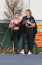 SOFIA RICHIE and LOTTIE MOSS at Yoga Studio in Los Angeles 02/04/2020