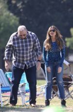 SOFIA VERGARA on the Set of Modern Family in Los Angeles 02/20/2020