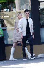 SOPHIE TURNER and Joe Jonas Out in Los Angeles 02/26/2020
