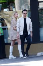 SOPHIE TURNER and Joe Jonas Out in Los Angeles 02/26/2020