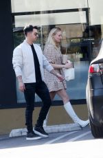 SOPHIE TURNER and Joe Jonas Out in Los Angeles 02/26/2020