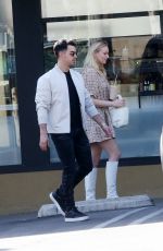 SOPHIE TURNER and Joe Jonas Out in Los Angeles 02/26/2020