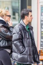 SOPHIE TURNER and Joe Jonas Out Shopping in Zuric 02/13/2020