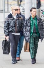 SOPHIE TURNER and Joe Jonas Out Shopping in Zuric 02/13/2020