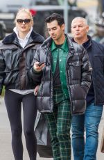 SOPHIE TURNER and Joe Jonas Out Shopping in Zuric 02/13/2020