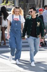 SOPHIE TURNER and Joe Jonas Shopping at Louis Vuitton and Versace in Beverly Hills 02/28/2020