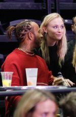 SOPHIE TURNER at Jonas Brothers Concert in Paris 02/22/2020