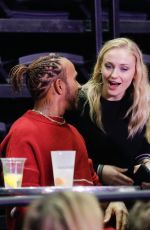 SOPHIE TURNER at Jonas Brothers Concert in Paris 02/22/2020