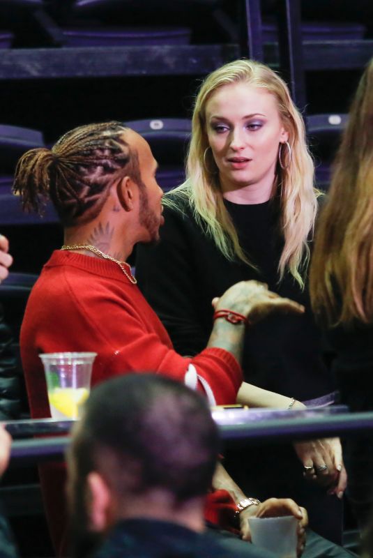 SOPHIE TURNER at Jonas Brothers Concert in Paris 02/22/2020