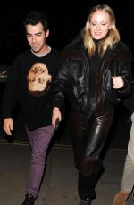 SOPHIE TURNER Night Out in London 02/04/2020