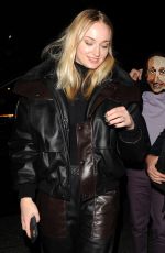 SOPHIE TURNER Night Out in London 02/04/2020