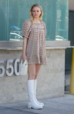 SOPHIE TURNER Out and About in Los Angeles 02/26/2020