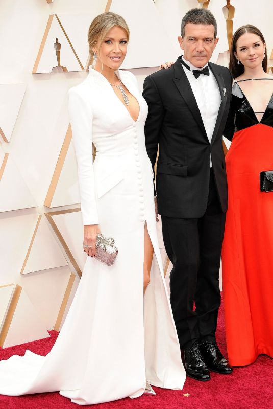 STELLA and Antonio BANDERAS and NICOLE KIMPEL at 92nd Annual Academy Awards in Los Angeles 02/09/2020