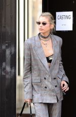 STELLA MAXWELL Arrives at Etro Fashion Show in Milan 02/20/2020