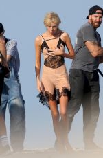 STELLA MAXWELL at a Photoshoot on the Beach in Miami 02/06/2020