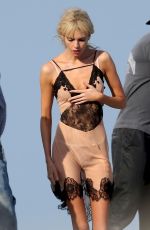 STELLA MAXWELL at a Photoshoot on the Beach in Miami 02/06/2020