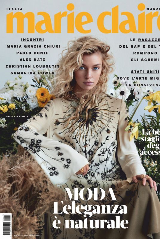 STELLA MAXWELL in Marie Claire Magazine, Italy March 2020