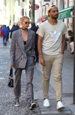 STELLA MAXWELL Out at Milan Fashion Week 02/20/2020