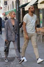 STELLA MAXWELL Out at Milan Fashion Week 02/20/2020