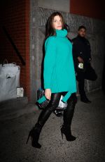 STEPHANIE SEYMOUR Leaves Marc Jacobs Fashion Show in New York 02/12/2020
