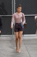 STORM REID Arrives at Jimmy Kimmel Live! in Hollywood 02/27/2020 