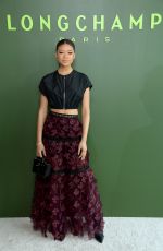 STORM REID at Longchamp Fashion Show in New York 02/08/2020