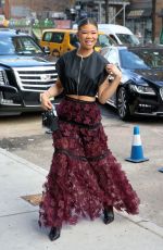 STORM REID Out at New York Fashion Week 02/08/2020