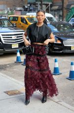 STORM REID Out at New York Fashion Week 02/08/2020
