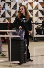 SUKI WATERHOUSE at Los Angeles International Airport 02/17/2020
