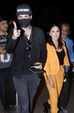 SUNNY LEONE Arrives at Airport in Mumbai 02/06/2020