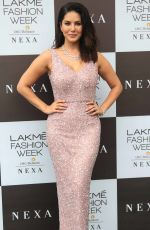 SUNNY LEONE at Peta India Event Lakme Fashion Week in Mumbai 02/14/2020