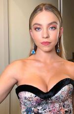 SYDNEY SWEENEY at 2020 Vanity Fair Oscar Party in Beverly Hills 02/09/2020