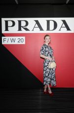 SYDNEY SWEENEY at Prada Show at Milan Fashion Week 02/20/2020
