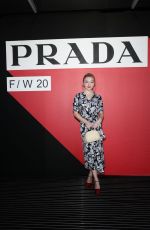 SYDNEY SWEENEY at Prada Show at Milan Fashion Week 02/20/2020