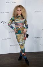 TALLIA STORM at Atelier Zuhra Show at London Fashion Week 02/15/2020