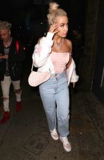 TANA MONGEAU Leaves a Comedy Club in Hollywood 02/13/2020