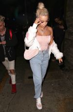 TANA MONGEAU Leaves a Comedy Club in Hollywood 02/13/2020