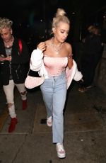 TANA MONGEAU Leaves a Comedy Club in Hollywood 02/13/2020