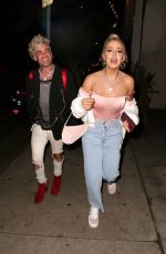 TANA MONGEAU Leaves a Comedy Club in Hollywood 02/13/2020
