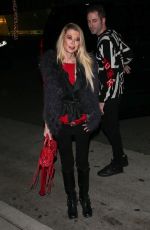 TARA REID at Madeo Restaurant in Beverly Hills 02/14/2020