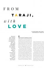 TARAJI P. HENSON in Essence Magazine, March 2020